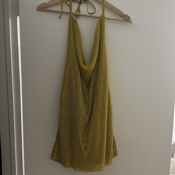 Meshki Women's Gold Dress - Picture 4 of 5